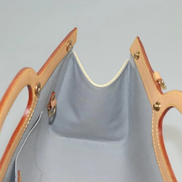 LOUIS VUITTON Monogram Vernis Roxbury Drive Hand Bag Perle M91374 Auth 134503 - Picture 11 of 16